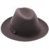 Journey - Walrus Hats Navy Wool Felt Fedora Crushable Hat - H7009